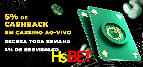 Promoções do cassino ao Vivo Hsbet